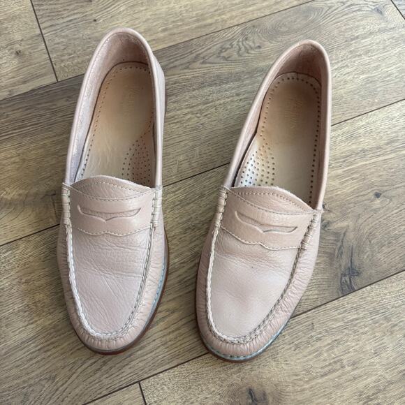 Weejuns Handcrafted Leather Penny Loafers Nude Pink Women’s 9 — Quiet Luxury - Picture 3 of 8